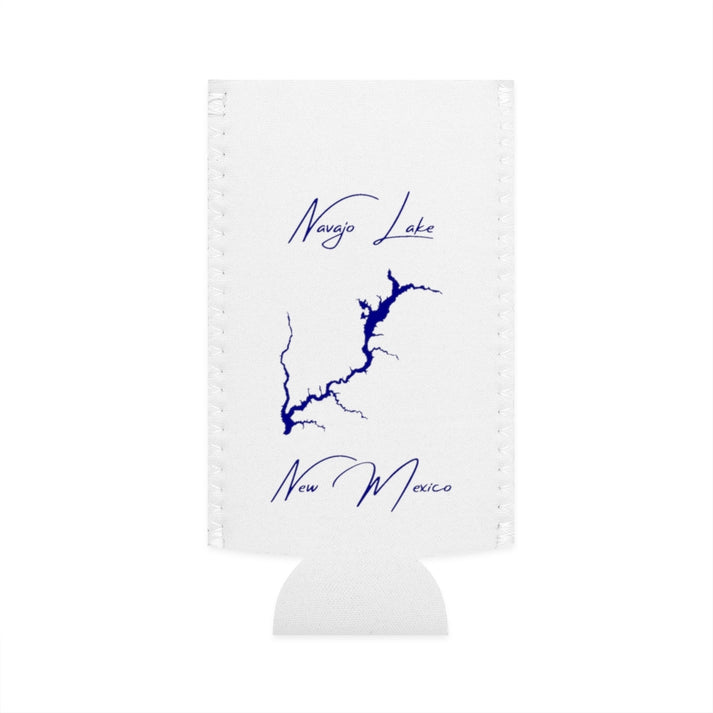 New  Mexico  Navajo  Lake  Slim  Can  Koozie  front  position  view  from  flat-front  white.webp