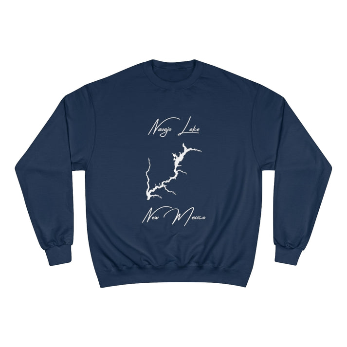 New  Mexico  Navajo  Lake  Sweatshirt  front  position  view  from  front  navy.webp
