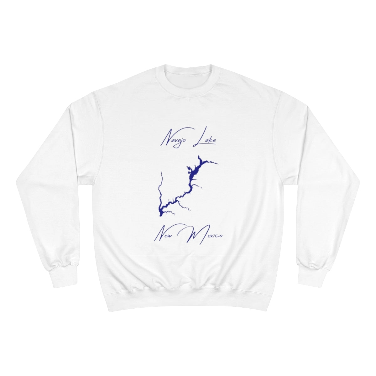 New  Mexico  Navajo  Lake  Sweatshirt  front  position  view  from  front  white.webp