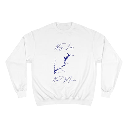 New  Mexico  Navajo  Lake  Sweatshirt  front  position  view  from  front  white.webp