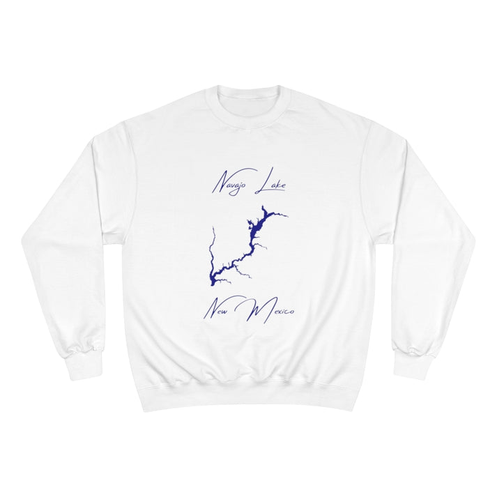 New  Mexico  Navajo  Lake  Sweatshirt  front  position  view  from  front  white.webp