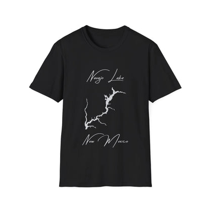 New  Mexico  Navajo  Lake  T-shirt  front  position  view  from  front  black.webp