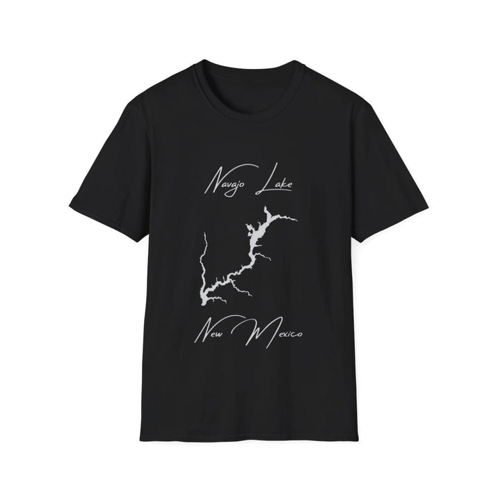 New  Mexico  Navajo  Lake  T-shirt  front  position  view  from  front  black.webp