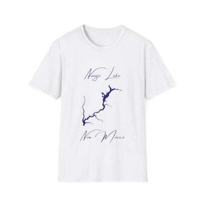 New  Mexico  Navajo  Lake  T-shirt  front  position  view  from  front  white.webp