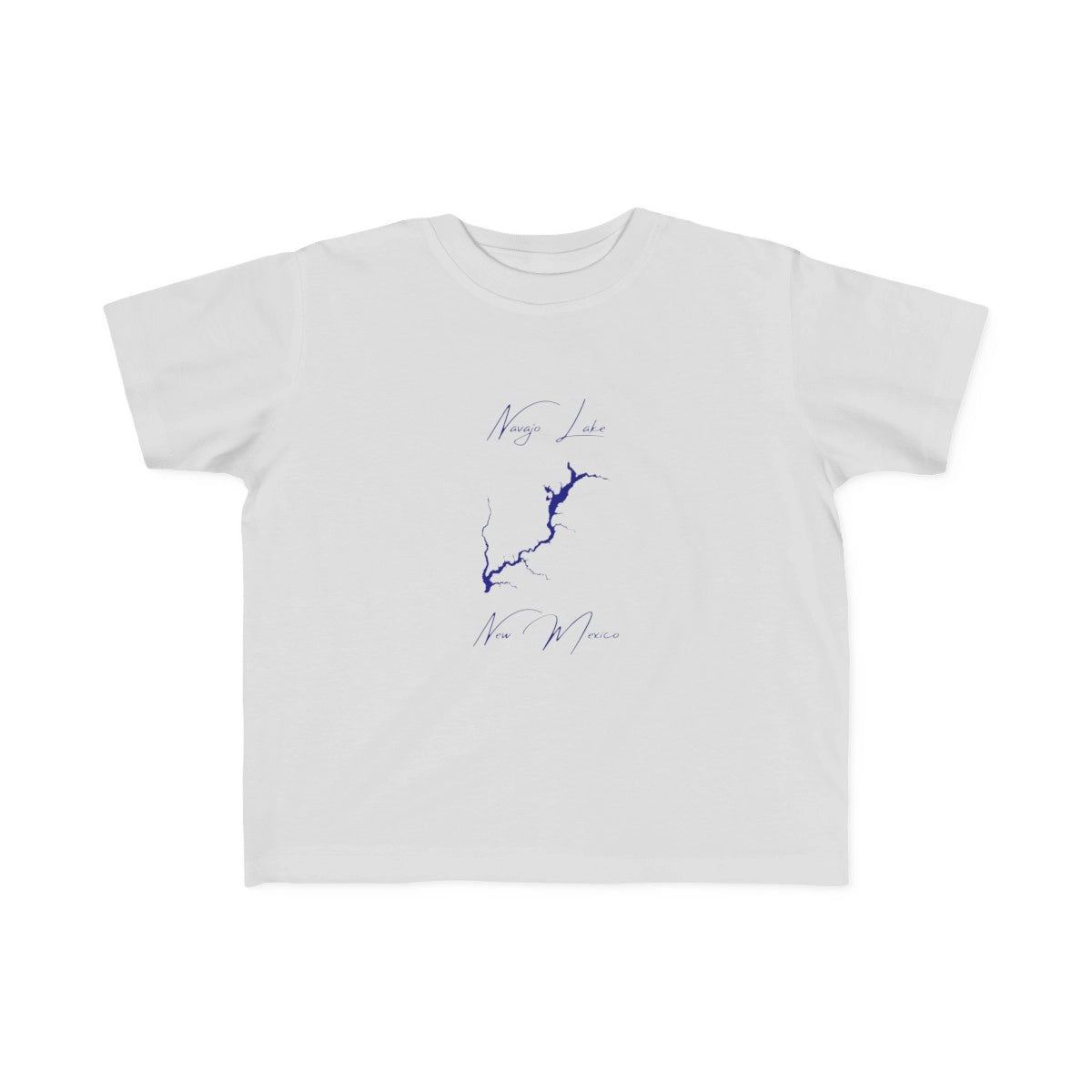 New  Mexico  Navajo  Lake  Toddler  T-shirt  front  position  view  from  front  silver.webp