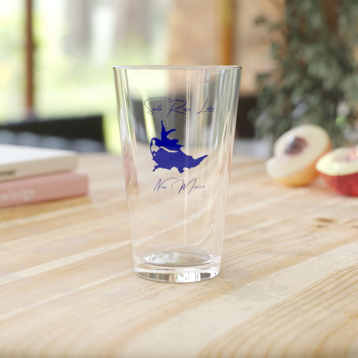 New  Mexico  Santa  Rosa  Lake  16oz  Pint  Glass  front  position  view  from  context-2  16oz.webp