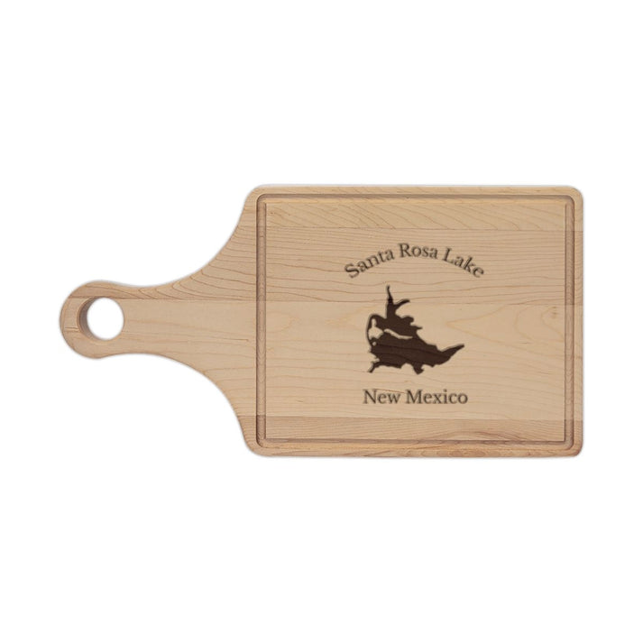 New  Mexico  Santa  Rosa  Lake  Engraved  Cutting  Board  front  position  view  from  front  maple.webp