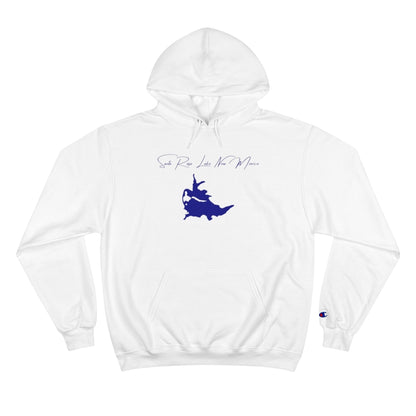 New  Mexico  Santa  Rosa  Lake  Hoodie  front  position  view  from  front  white.webp