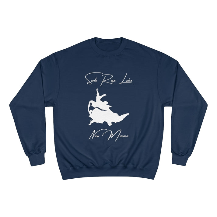 New  Mexico  Santa  Rosa  Lake  Sweatshirt  front  position  view  from  front  navy.webp