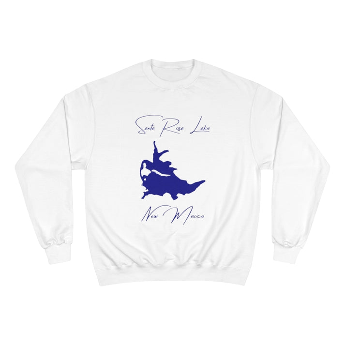 New  Mexico  Santa  Rosa  Lake  Sweatshirt  front  position  view  from  front  white.webp