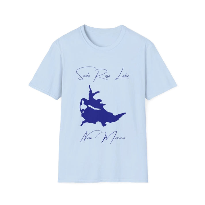 New  Mexico  Santa  Rosa  Lake  T-shirt  front  position  view  from  front  light  blue.webp