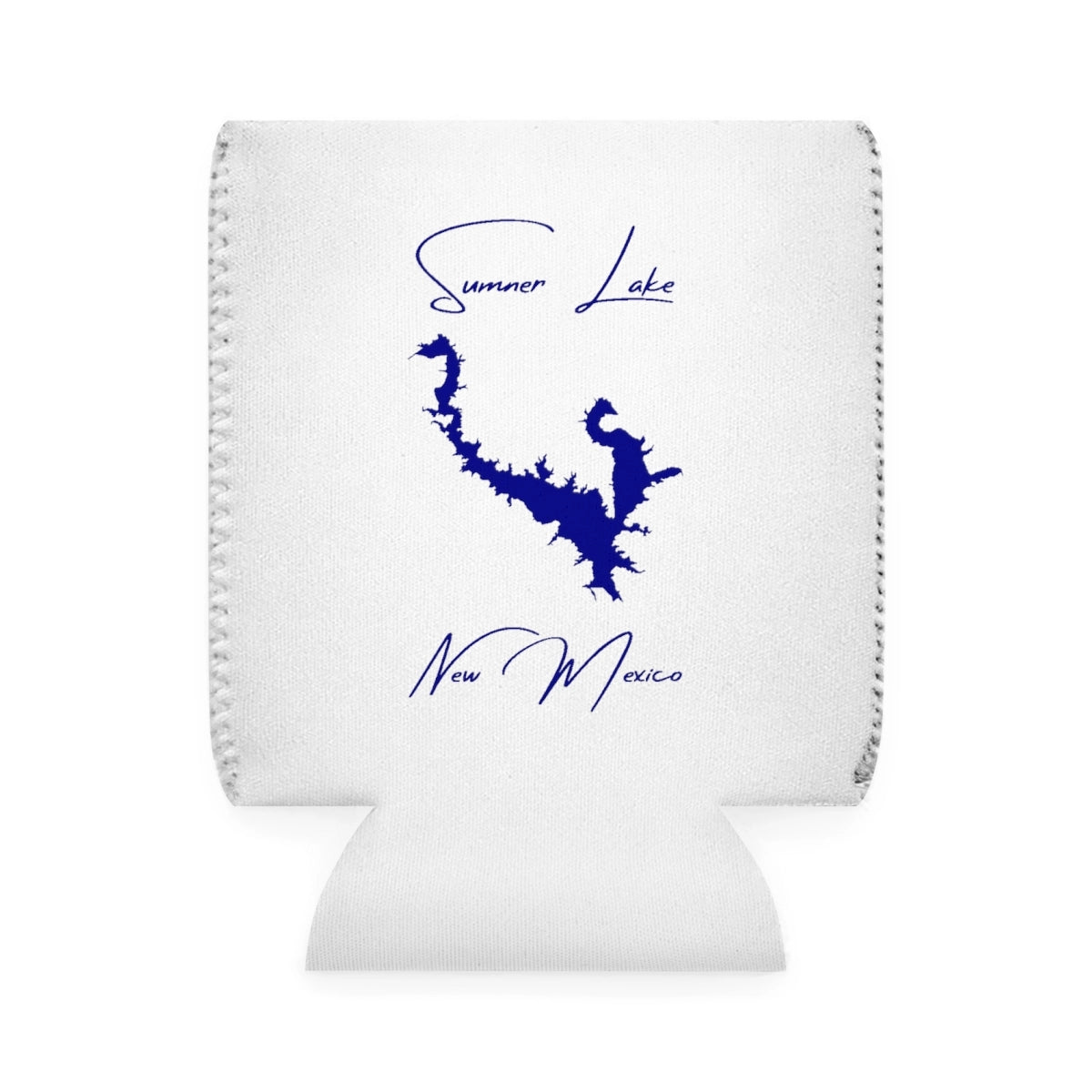 New  Mexico  Sumner  Lake  Can  Koozie  front  position  view  from  front-1  white.webp