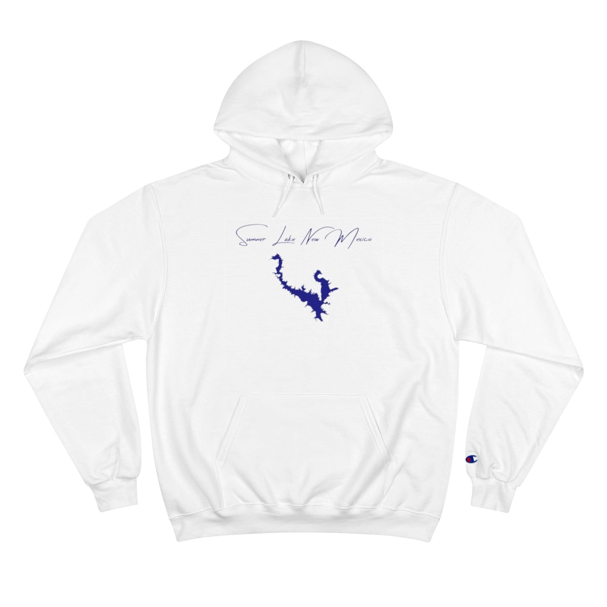 New  Mexico  Sumner  Lake  Hoodie  front  position  view  from  front  white.webp