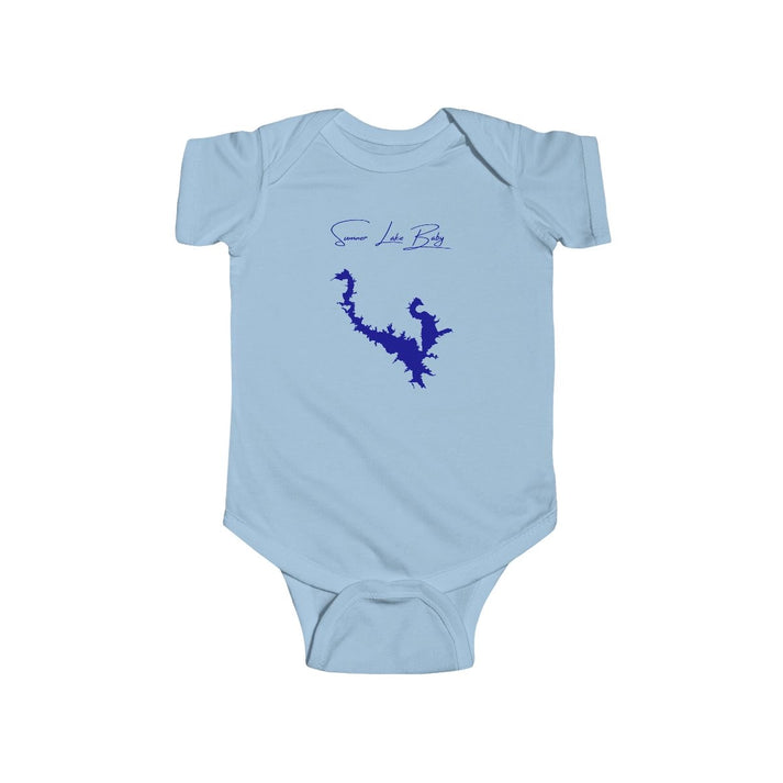 New  Mexico  Sumner  Lake  Onesie  front  position  view  from  front  light  blue.webp