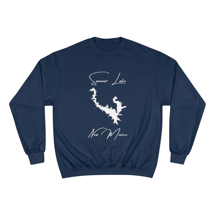 New  Mexico  Sumner  Lake  Sweatshirt  front  position  view  from  front  navy.webp