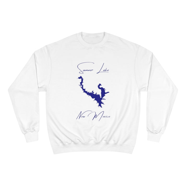 New  Mexico  Sumner  Lake  Sweatshirt  front  position  view  from  front  white.webp