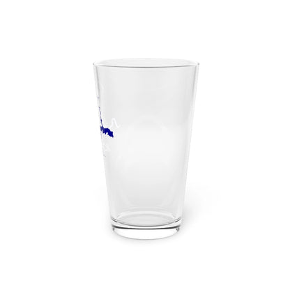 New  Mexico  Ute  Lake  16oz  Pint  Glass  front  position  view  from  right  16oz.webp