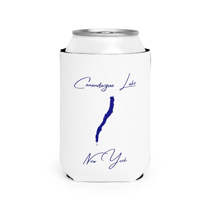 New  York  Canandaigua  Lake  Can  Koozie  front  position  view  from  front-2  white.webp
