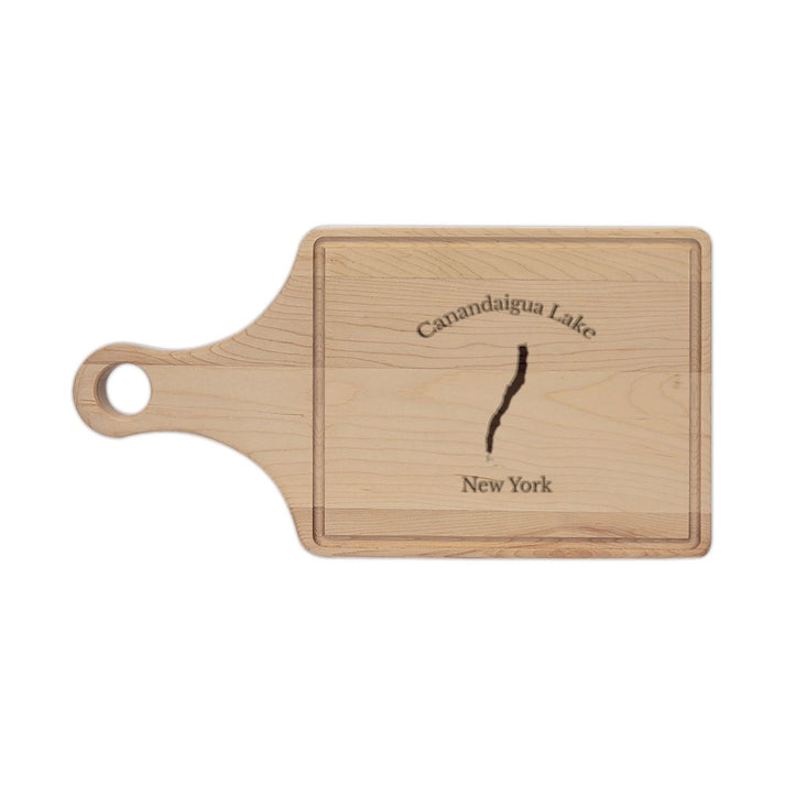 New  York  Canandaigua  Lake  Engraved  Cutting  Board  front  position  view  from  front  maple.webp