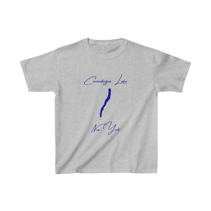 New  York  Canandaigua  Lake  Youth  T-shirt  front  position  view  from  front  sport  grey.webp