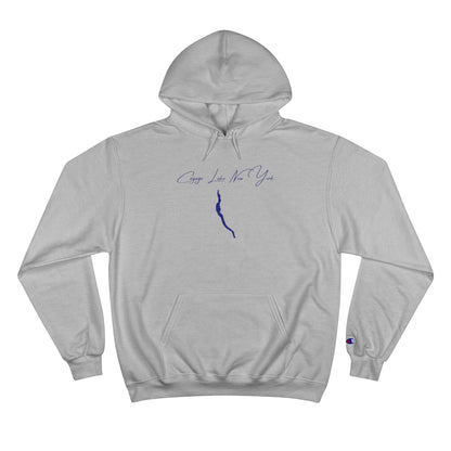 New  York  Cayuga  Lake  Hoodie  front  position  view  from  front  light  steel.webp