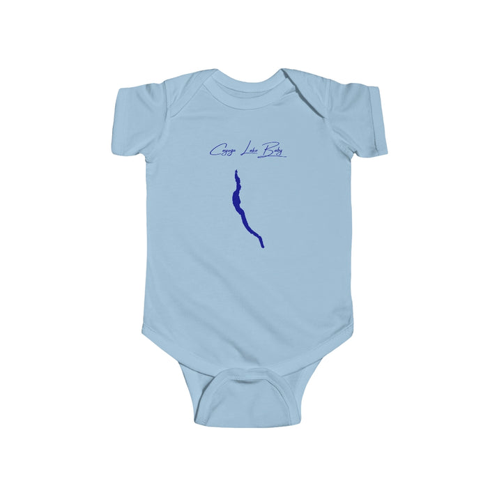 New  York  Cayuga  Lake  Onesie  front  position  view  from  front  light  blue.webp