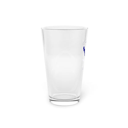 New  York  Chautauqua  Lake  16oz  Pint  Glass  front  position  view  from  left  16oz.webp