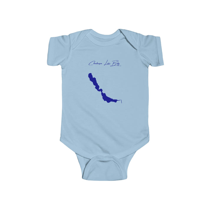 New  York  Chautauqua  Lake  Onesie  front  position  view  from  front  light  blue.webp