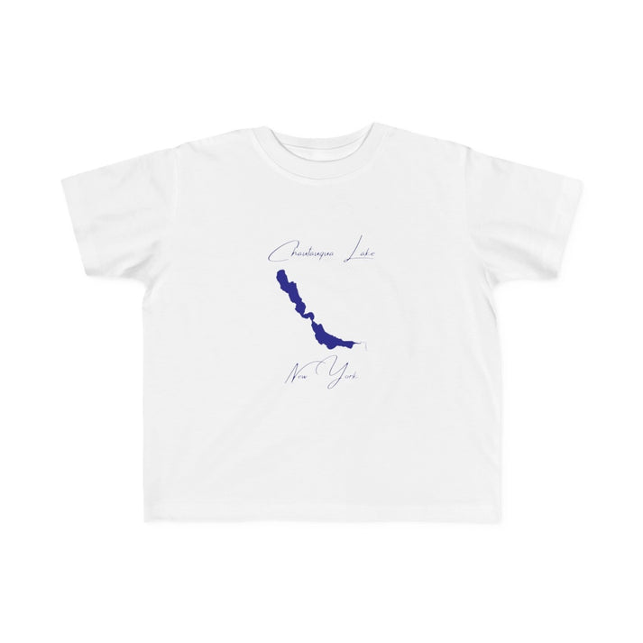 New  York  Chautauqua  Lake  Toddler  T-shirt  front  position  view  from  front  white.webp