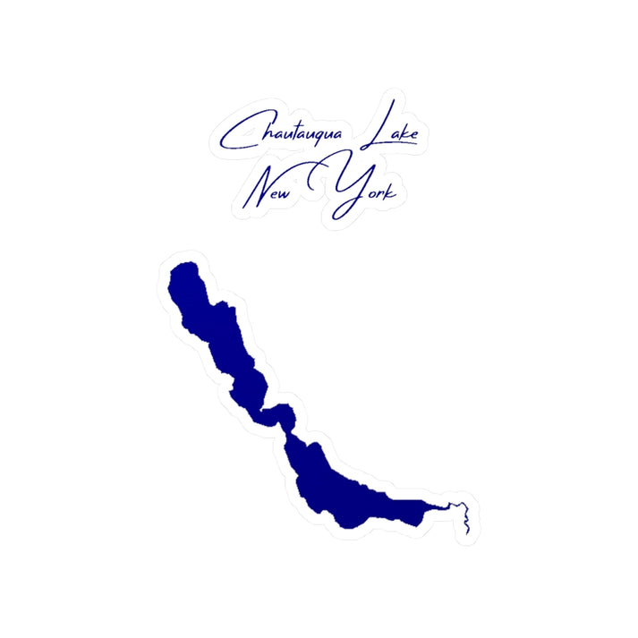 New  York  Chautauqua  Lake  Vinyl  Decal  other  position  view  from  front  4  x  6.webp