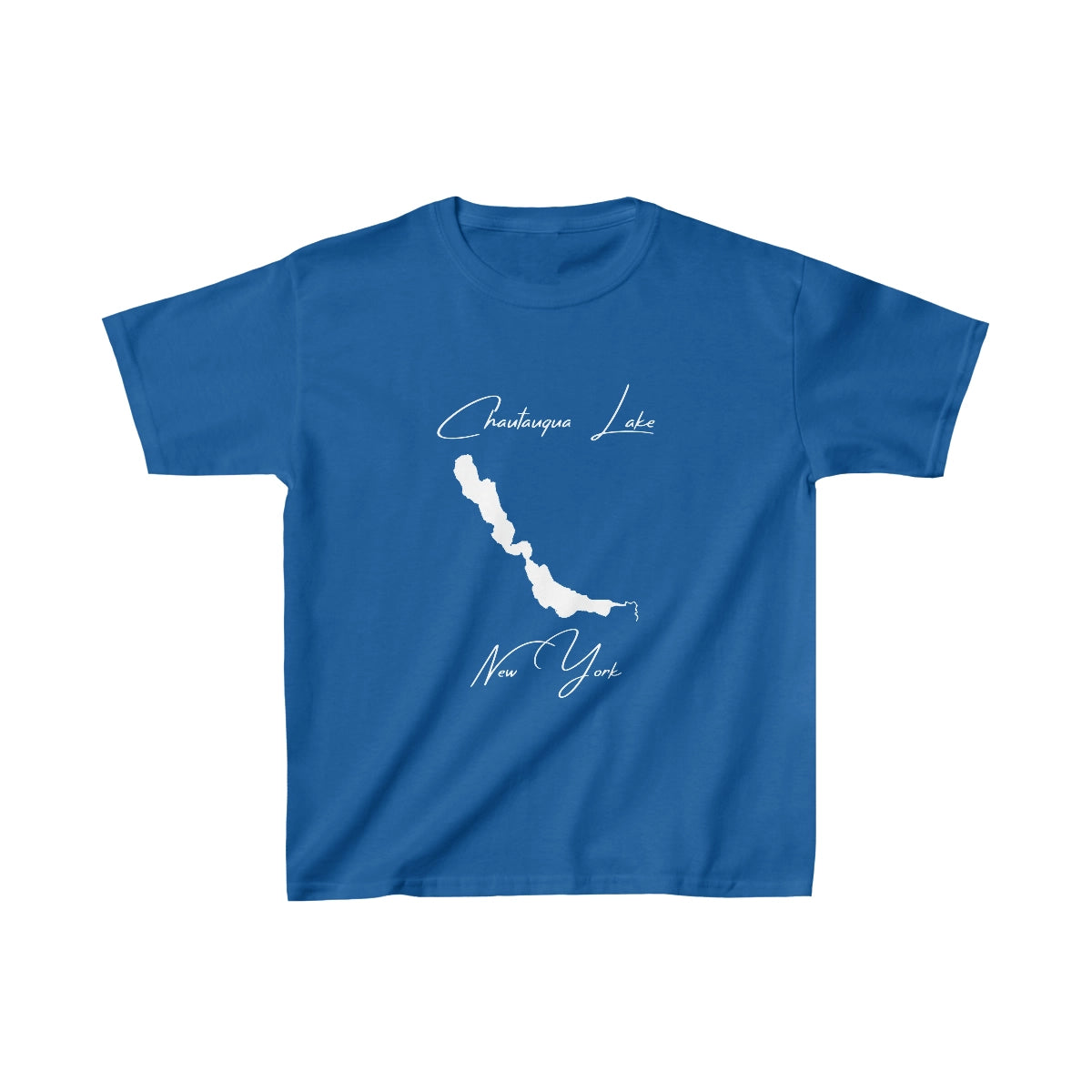 New  York  Chautauqua  Lake  Youth  T-shirt  front  position  view  from  front  royal.webp