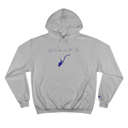 New  York  Great  Sacandaga  Lake  Hoodie  front  position  view  from  front  light  steel.webp