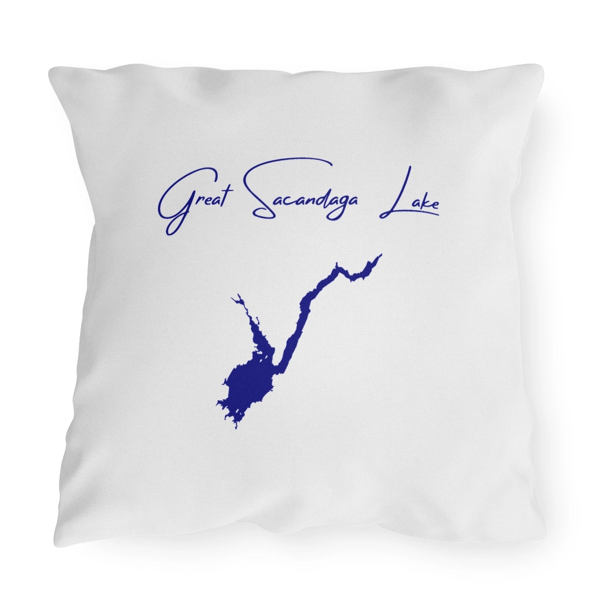 New  York  Great  Sacandaga  Lake  Outdoor  Pillow  front  position  view  from  front  20  x  20.webp