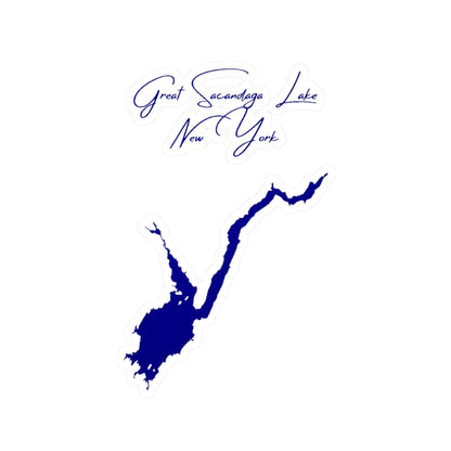 New  York  Great  Sacandaga  Lake  Vinyl  Decal  other  position  view  from  front  4  x  6.webp