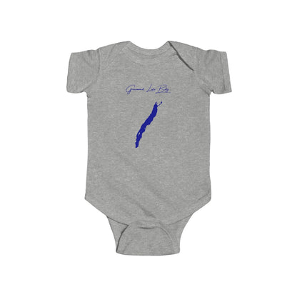 New  York  Greenwood  Lake  Onesie  front  position  view  from  front  heather.webp