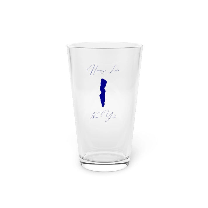 New  York  Honeoye  Lake  16oz  Pint  Glass  front  position  view  from  front  16oz.webp