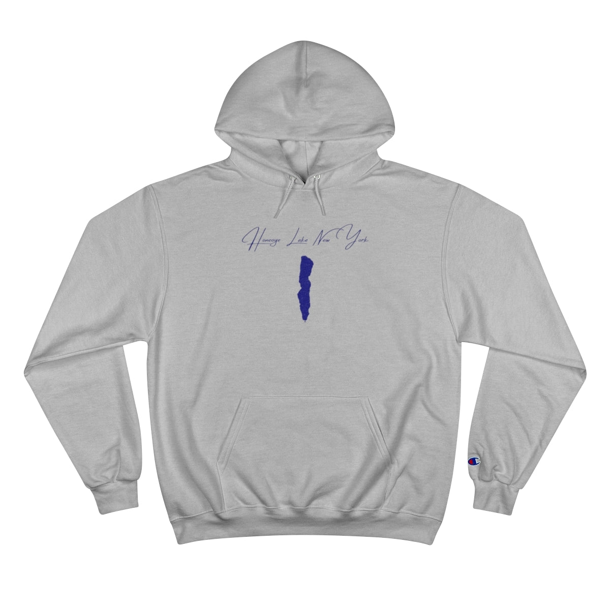 New  York  Honeoye  Lake  Hoodie  front  position  view  from  front  light  steel.webp