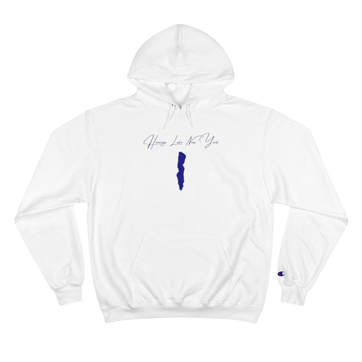 New  York  Honeoye  Lake  Hoodie  front  position  view  from  front  white.webp