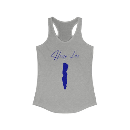 New  York  Honeoye  Lake  Racerback-Tank  front  position  view  from  front  heather  grey.webp