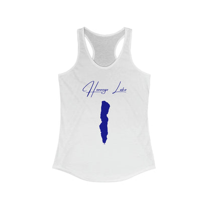 New  York  Honeoye  Lake  Racerback-Tank  front  position  view  from  front  solid  white.webp