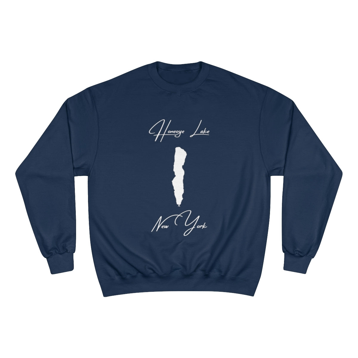 New  York  Honeoye  Lake  Sweatshirt  front  position  view  from  front  navy.webp