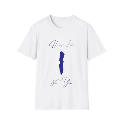 New  York  Honeoye  Lake  T-shirt  front  position  view  from  front  white.webp