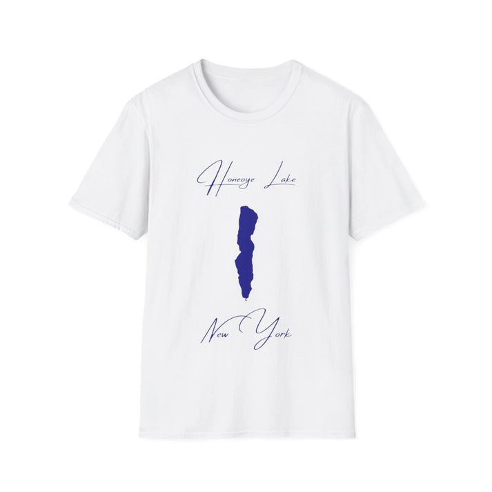 New  York  Honeoye  Lake  T-shirt  front  position  view  from  front  white.webp