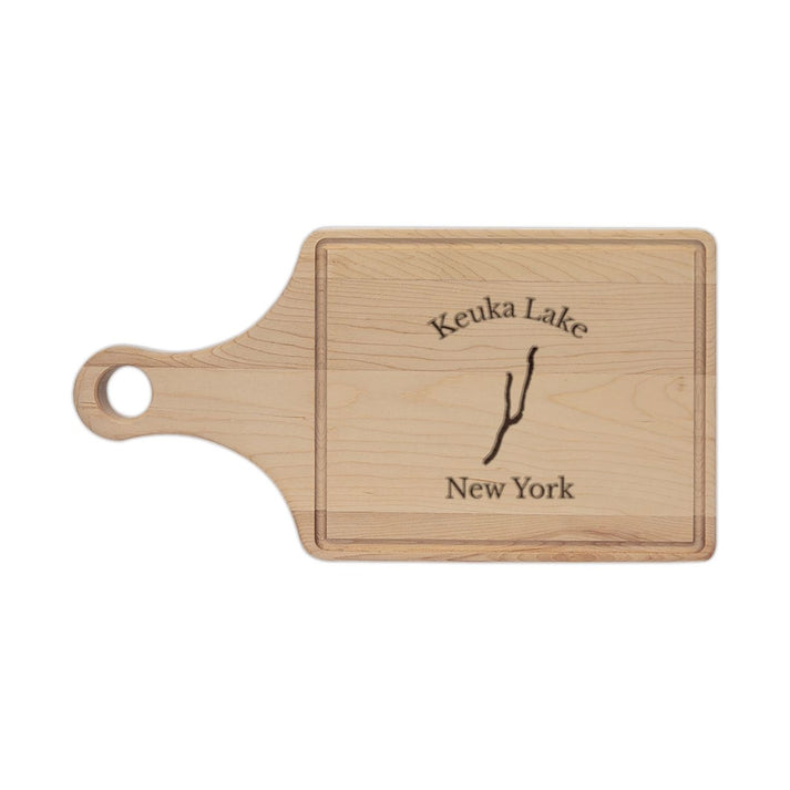 New  York  Keuka  Lake  Engraved  Cutting  Board  front  position  view  from  front  maple.webp