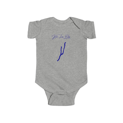 New  York  Keuka  Lake  Onesie  front  position  view  from  front  heather.webp