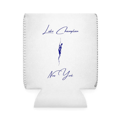 New  York  Lake  Champlain  Can  Koozie  front  position  view  from  front-1  white.webp