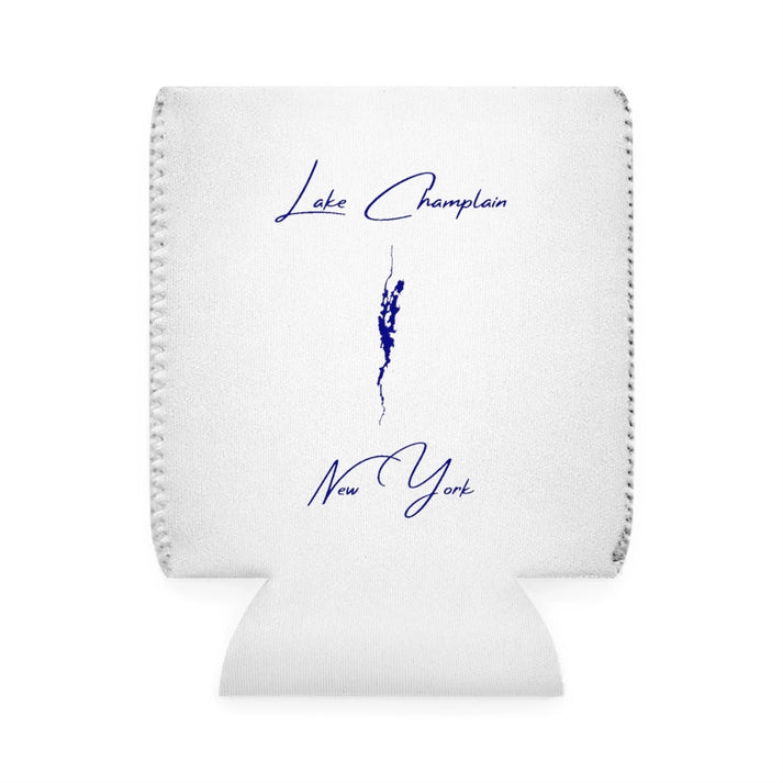 New  York  Lake  Champlain  Can  Koozie  front  position  view  from  front-1  white.webp