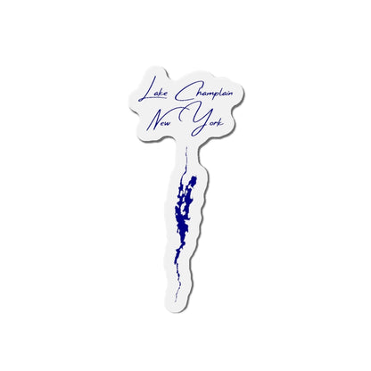 New  York  Lake  Champlain  Die  Cut  Magnet  front  position  view  from  front  4  x  4.webp