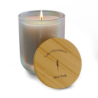 New  York  Lake  Champlain  Engraved  Candle  other  position  view  from  front  opal  iris.webp