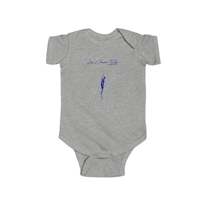 New  York  Lake  Champlain  Onesie  front  position  view  from  front  heather.webp